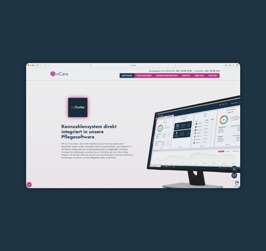 Produktseite · myCortex